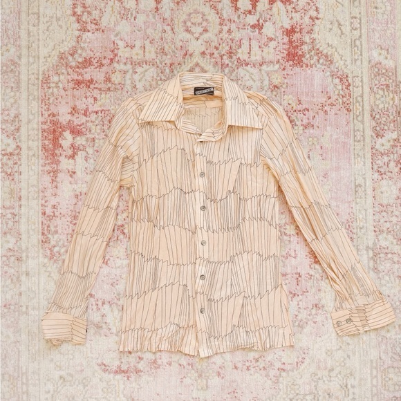 Neiman Marcus Tops - Decore, Woman’s 1980s Satin Disco Blouse